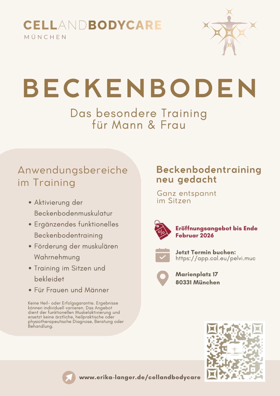 Beckenbodentraining München Marienplatz – CELLANDBODYCARE